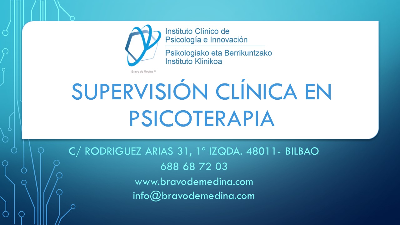 Formación: Supervisión Clínica en Psicoterapia - Bravo de Medina y Zabala